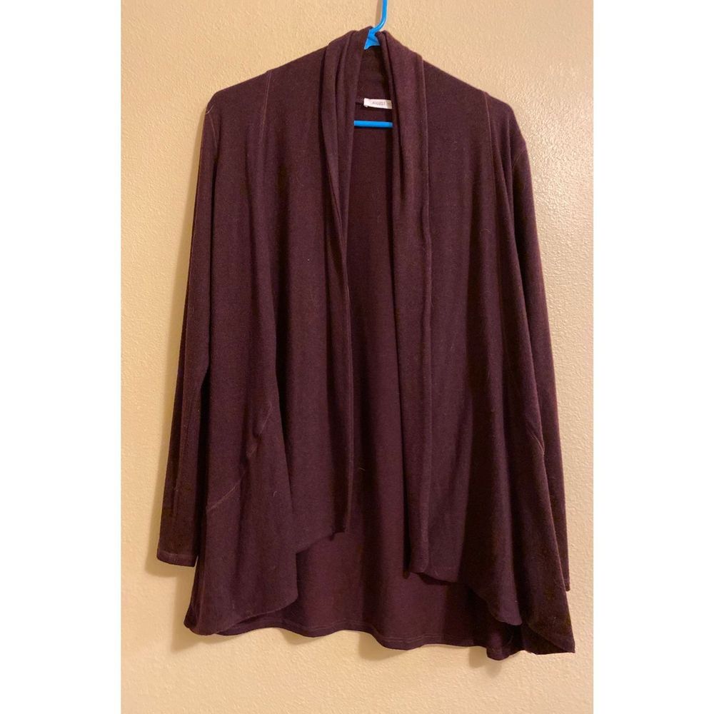 August Mist Stitchfix purple cardigan